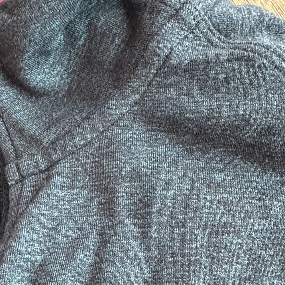 lululemon athletica Heathered Blue/Black Half-Zip Pullover